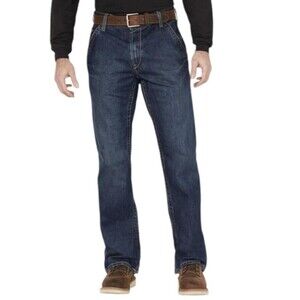 Crude FR Jeans Mens 36x30 Blue Denim Genesis Flame Resistant Work CAT 2 ATPV 13